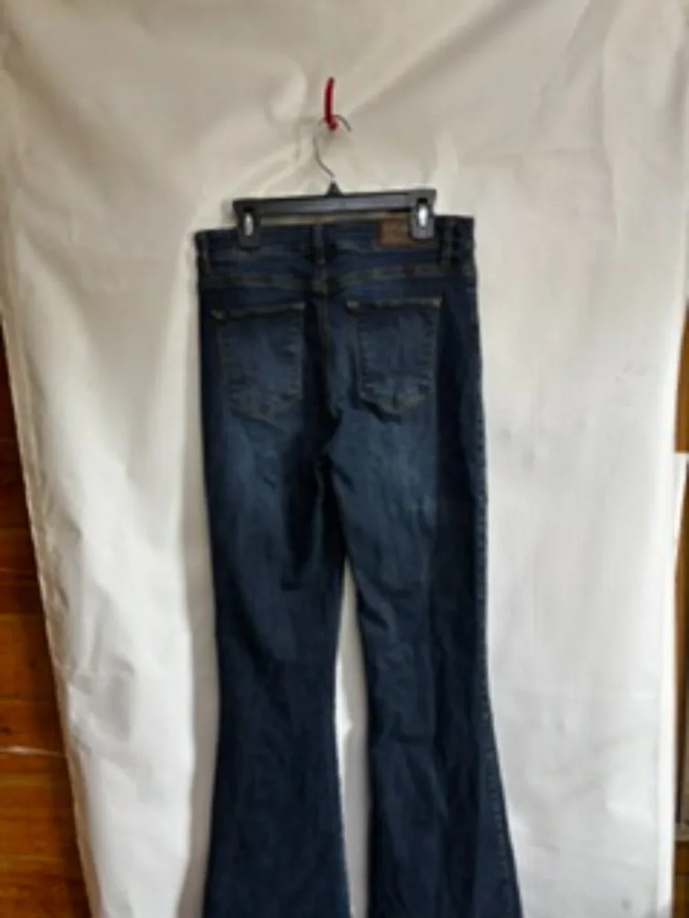 Studio F Women’s Dark Wash Bootcut Flare Jeans High Rise Stretch Denim